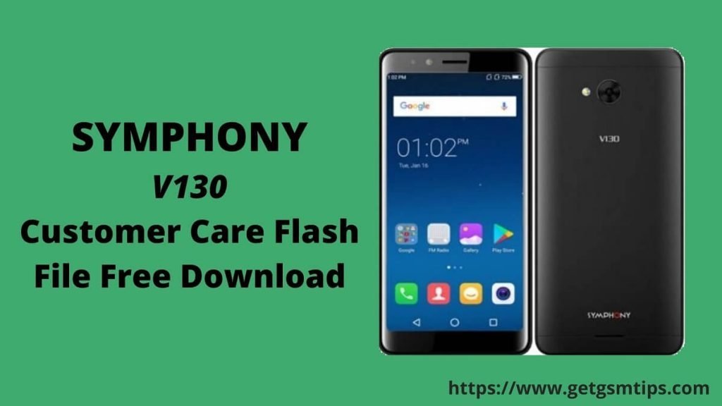 Symphony V130 Customer Care Flash File Free Download