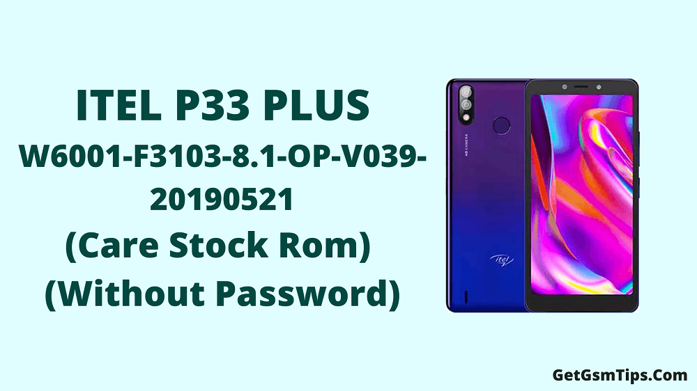 Itel P33 Plus