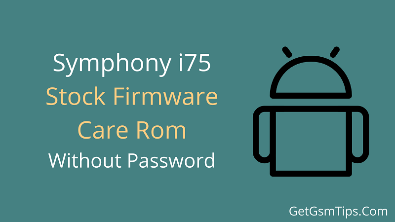 Symphony i75 Flash File
