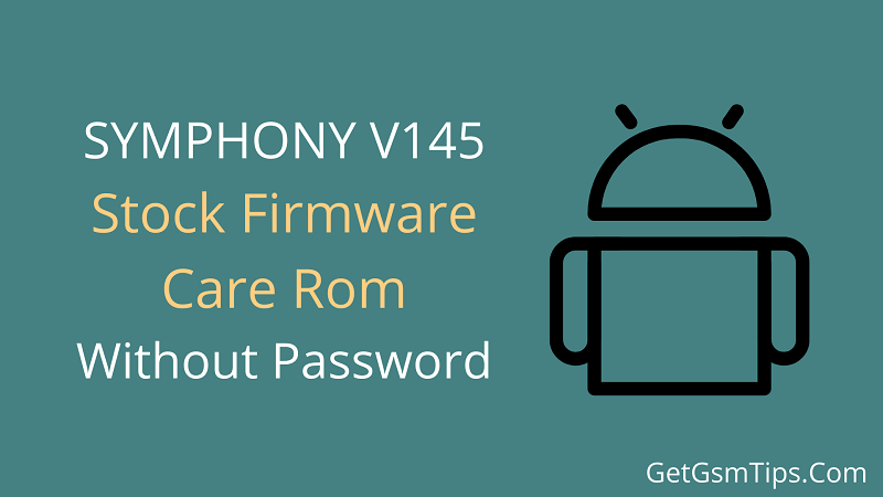 Symphony V145 Flash File