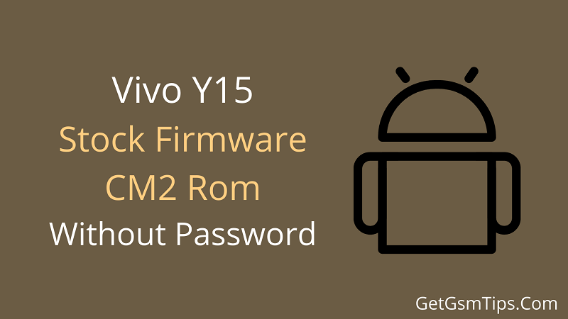 Vivo Y15 Flash File