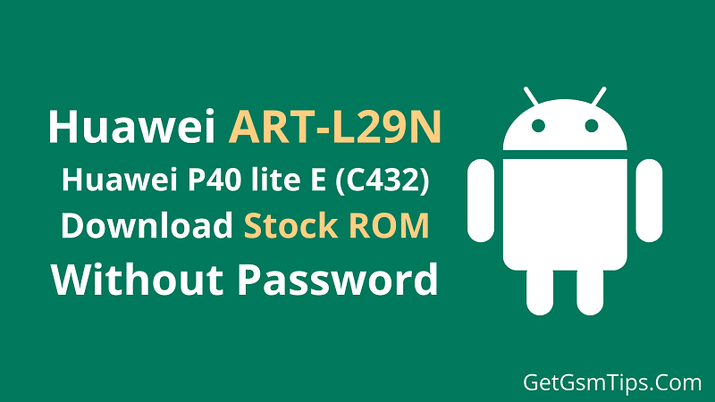 Huawei P40 lite E ART-L29N Firmware