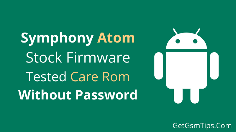 Symphony Atom Flash File