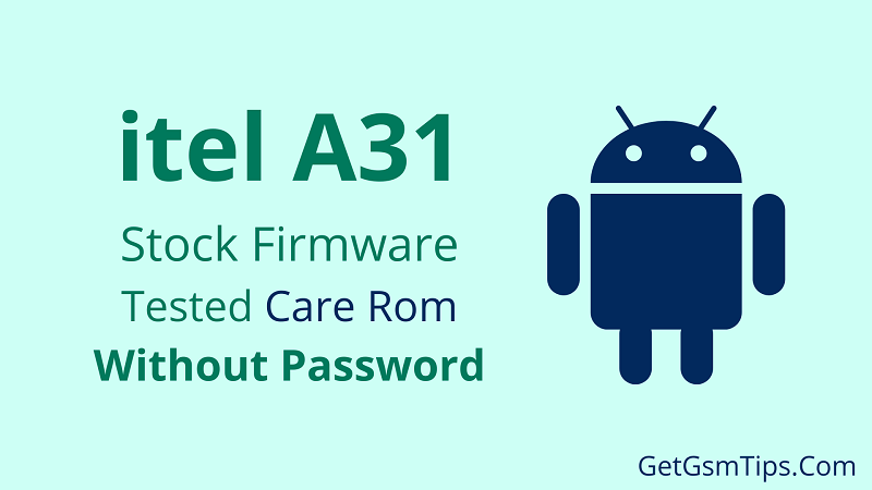 Itel A31 Flash File