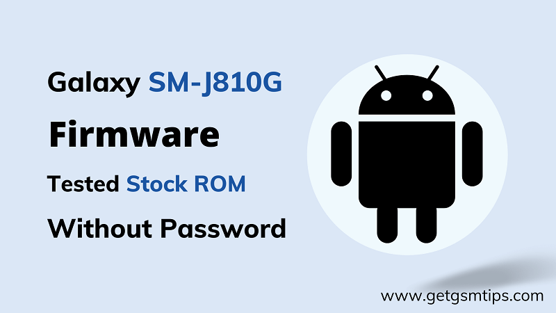 Samsung SM-J810G Firmware