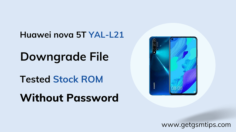Downgrade File For YAL-L21 FRP Bypass