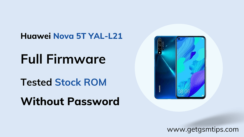 Huawei nova 5T YAL-L21 Firmware