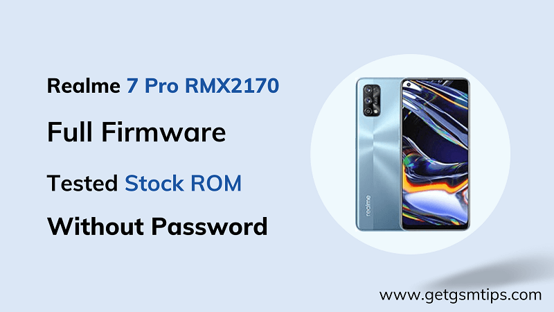 Realme 7 Pro RMX2170 Firmware