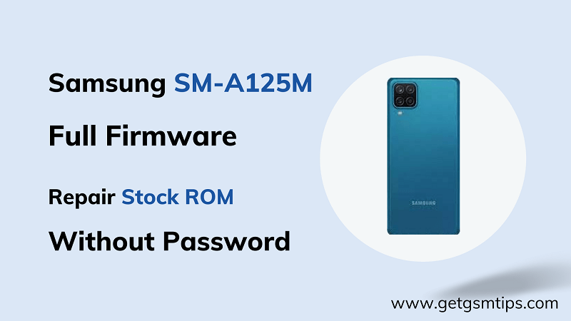 Samsung SM-A125M Firmware