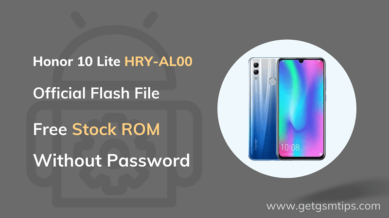 Honor 10 Lite HRY-AL00 Firmware