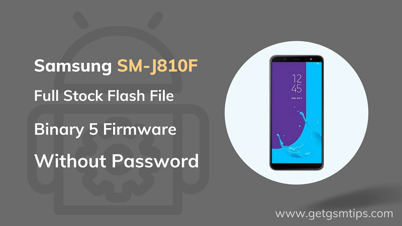 SM-J810F Binary 5 Firmware