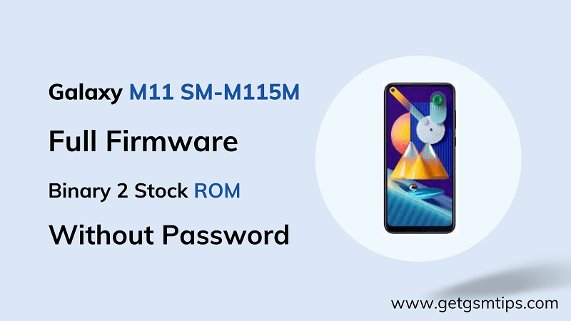 SM-M115M Binary 2 Full Firmware