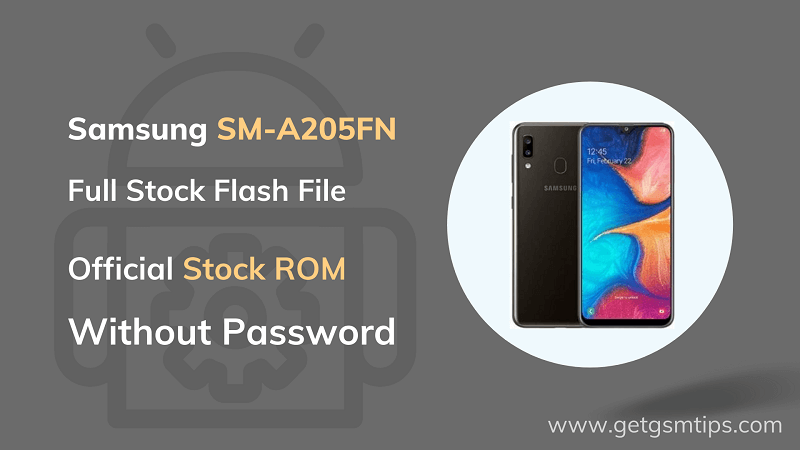 Samsung SM-A205FN Firmware