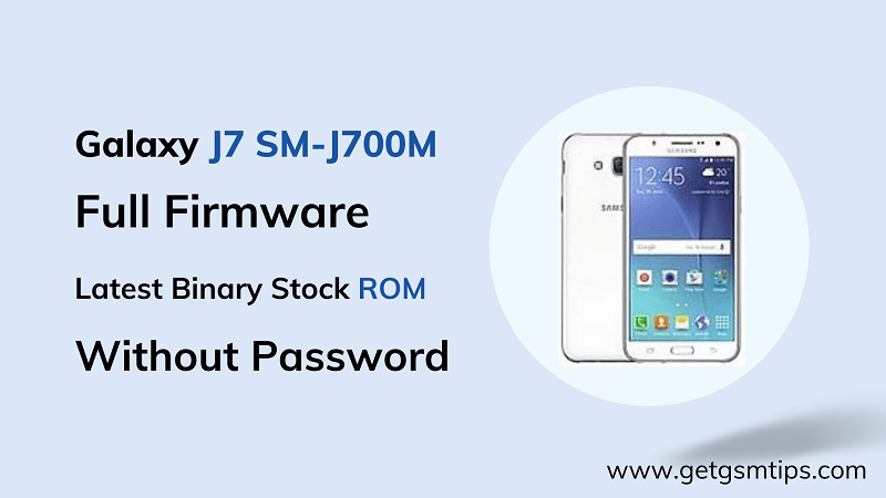 Samsung SM-J700M Firmware