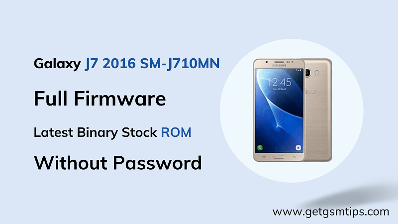 Samsung SM-J710MN Flash File