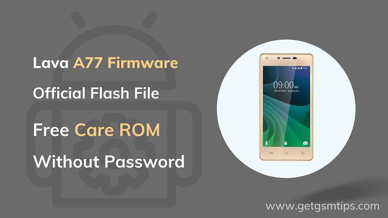 Lava A77 Firmware