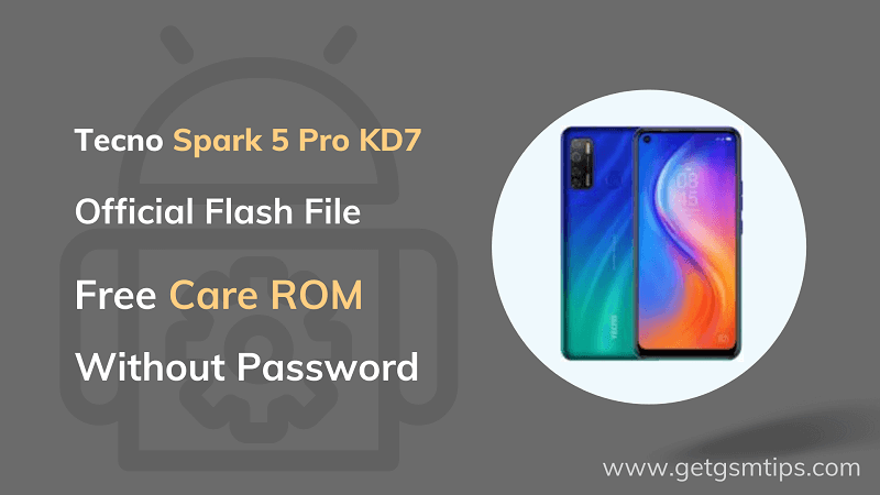 Tecno Spark 5 Pro KD7 Flash File