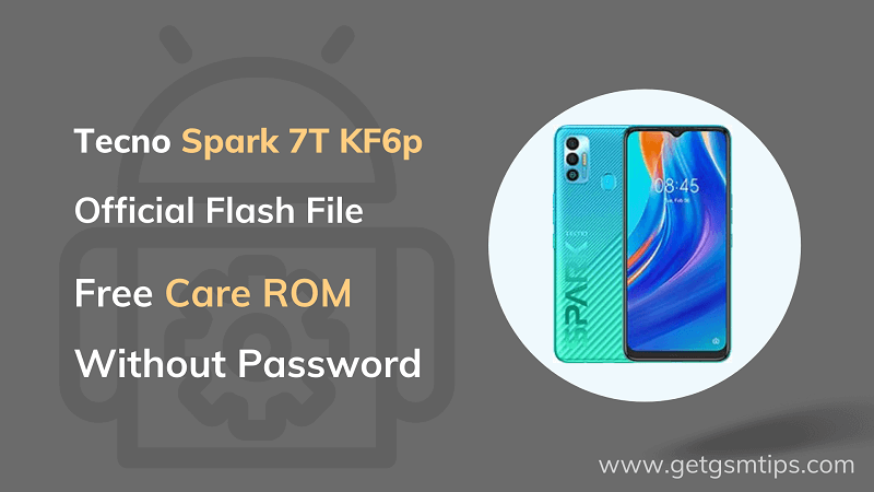 Tecno Spark 7T KF6p Firmware