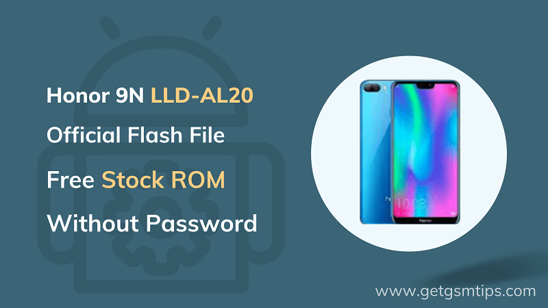 Honor 9N LLD-AL20 Firmware