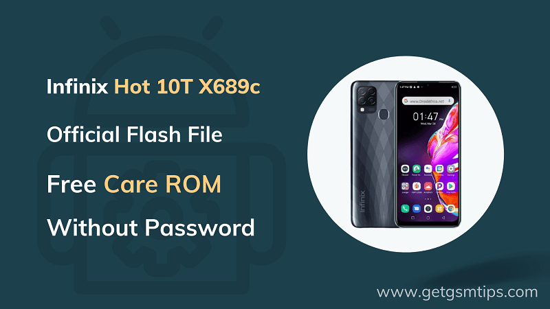 Infinix Hot 10T X689c Flash File