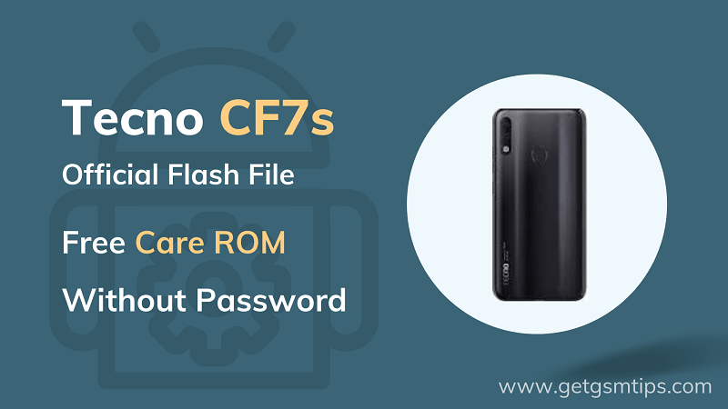 Tecno CF7s Flash File