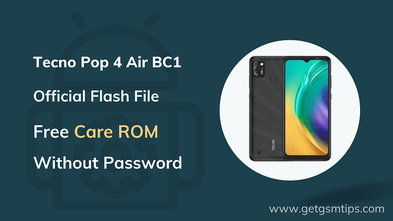 Tecno Pop 4 Air BC1 Flash File