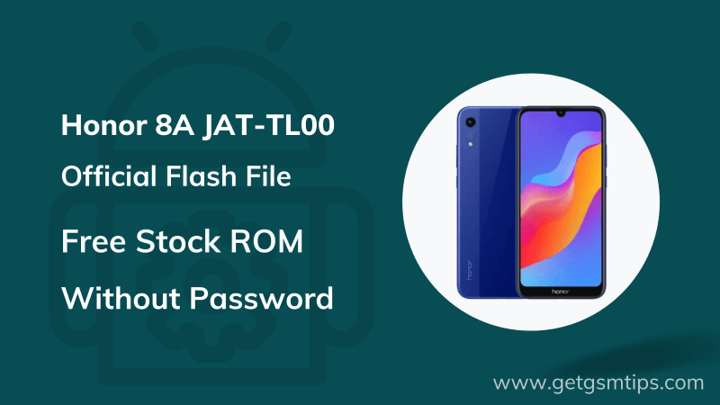 Huawei Honor 8A JAT-TL00 Firmware