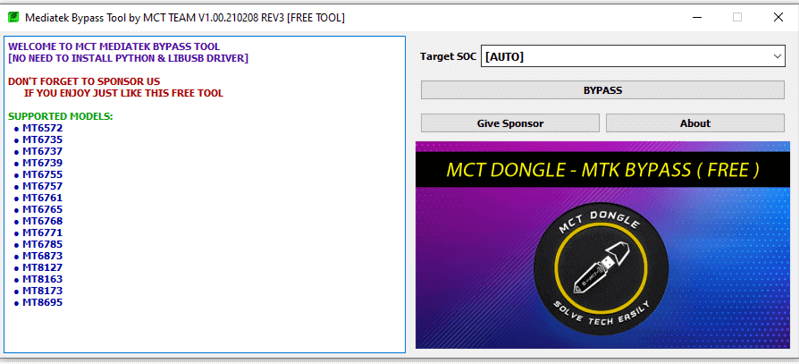 MCT MTK Bypass Tool