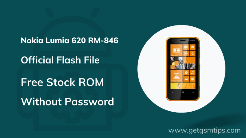 Nokia Lumia 620 RM-846 Firmware