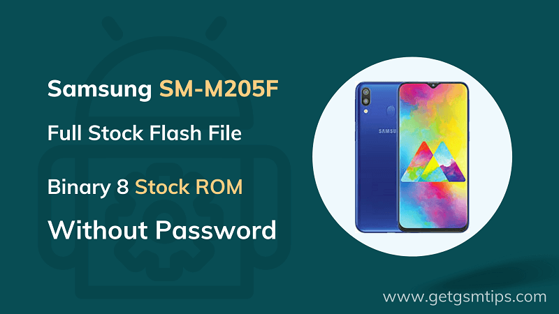 SM-M205F Binary 8 Full Firmware