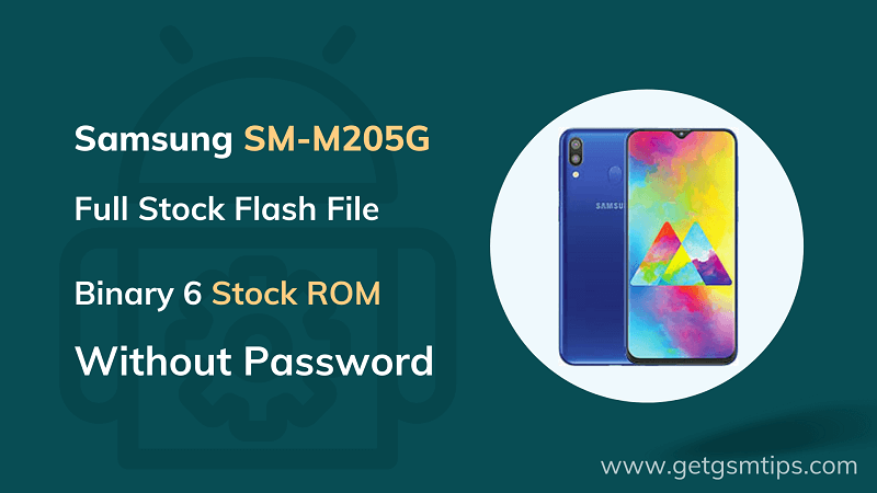 SM-M205G Binary 6 Full Firmware