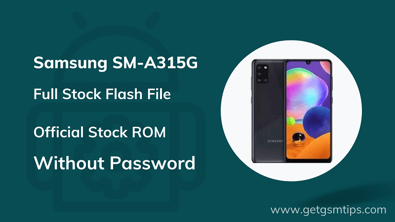 Samsung SM-A315G Firmware