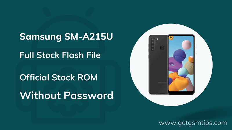 Samsung SM-A215U Firmware