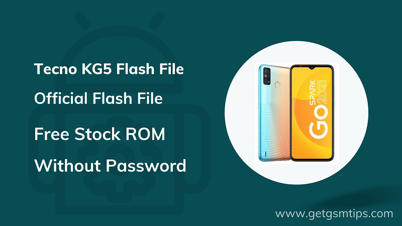 Tecno KG5 Flash File