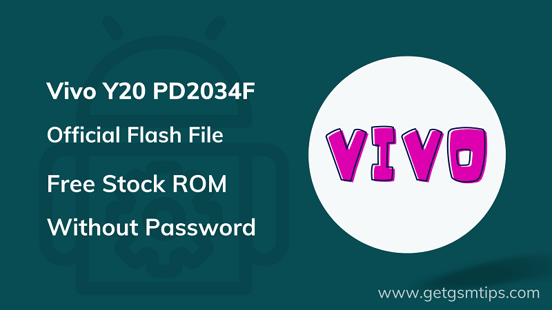 Vivo Y20 PD2034F Firmware