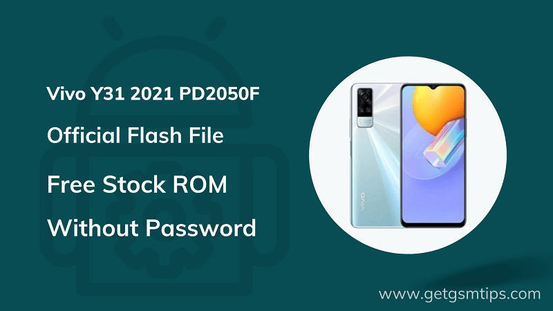 Vivo Y31 2021 PD2050F Firmware