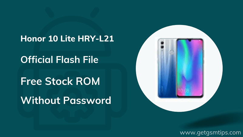 Huawei Honor 10 Lite HRY-L21 Firmware