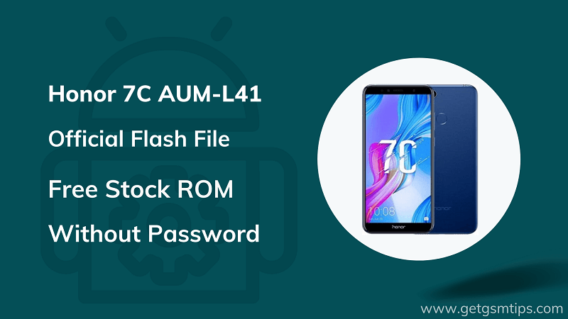 Huawei Honor 7C AUM-L41 Firmware