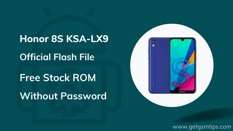 Huawei Honor 8S KSA-LX9 Firmware