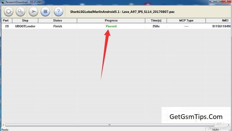 LAVA A97IPS Flashing Done IMEI BASBAND OK