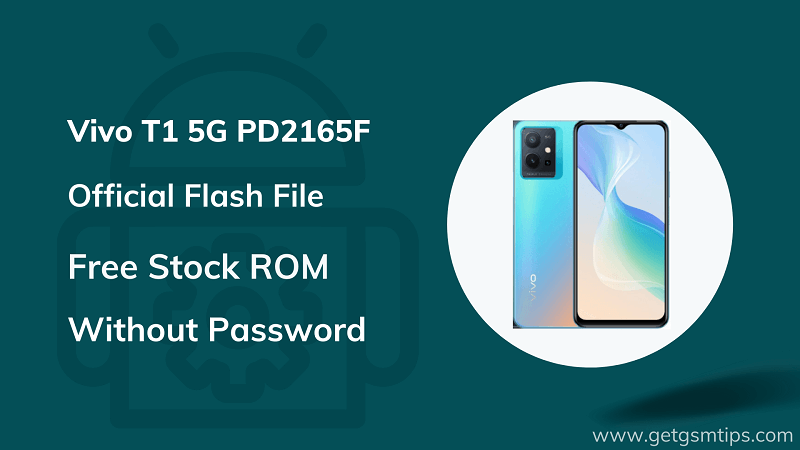 Vivo T1 5G PD2165F Firmware