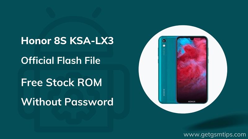 Huawei KSA-LX3 Firmware