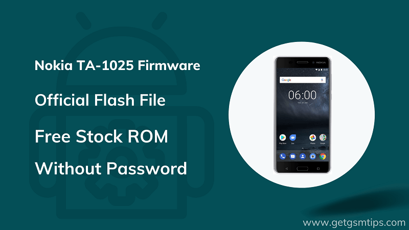 Nokia TA-1025 Firmware