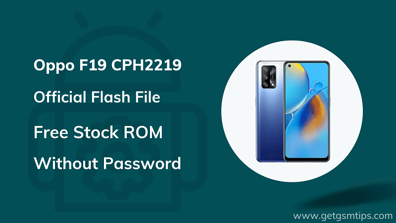 Oppo F19 CPH2219 Firmware