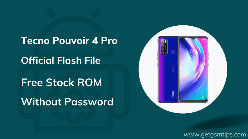 Tecno Pouvoir 4 Pro LC8 Firmware