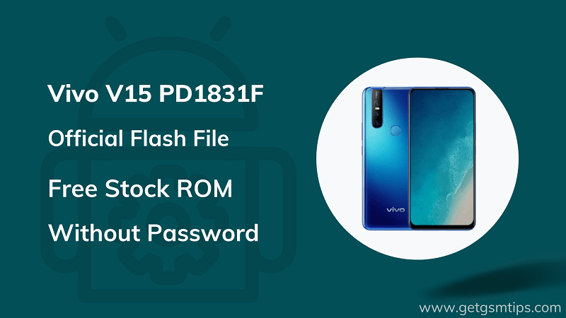 Vivo V15 PD1831F Firmware