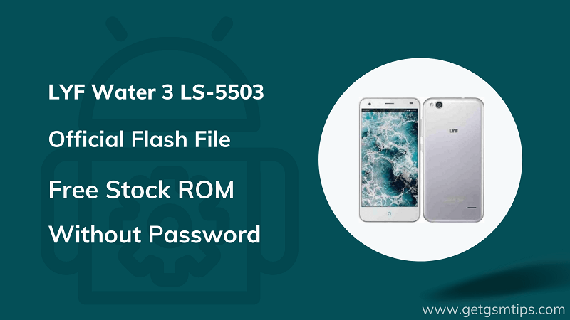 LYF Water 3 LS-5503 Firmware