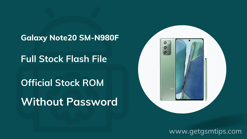 Samsung SM-N980F Firmware