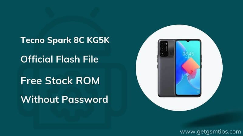 Tecno Spark 8C KG5K Firmware