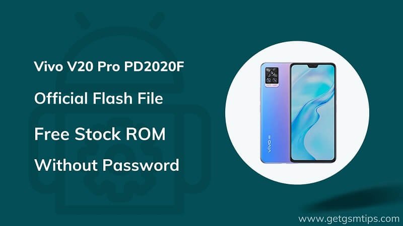 Vivo V20 Pro PD2020F Firmware